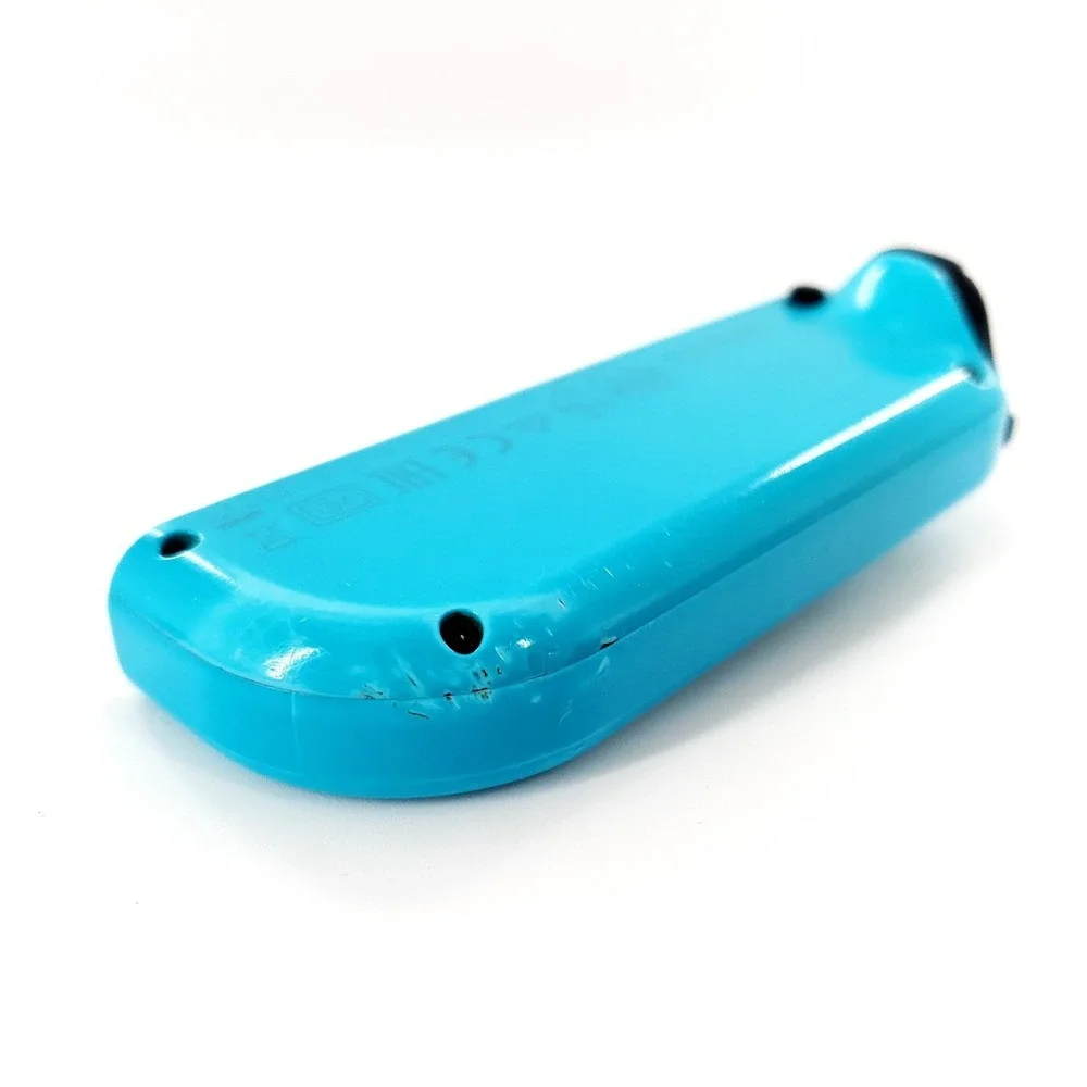 Genuine Nintendo Switch Joy-Con Left Neon Blue w/ Strap Missing Rubber Tested